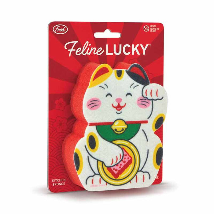 Fred Feline Lucky Dish Sponge