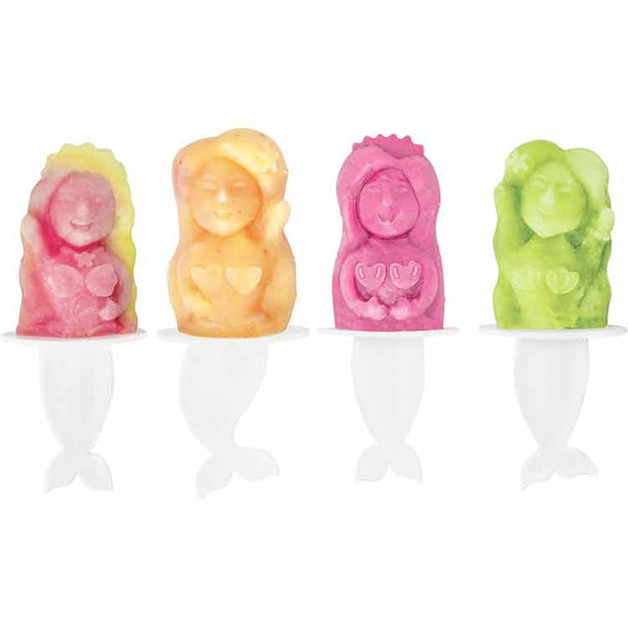 Tovolo Set of 4 Mermaid 3D Ice Pops