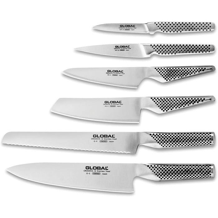 Global 7 Piece Kabuto Knife Block Set
