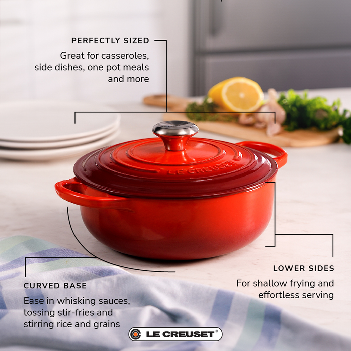 Le Creuset Signature 3.5 Quart Sauteuse