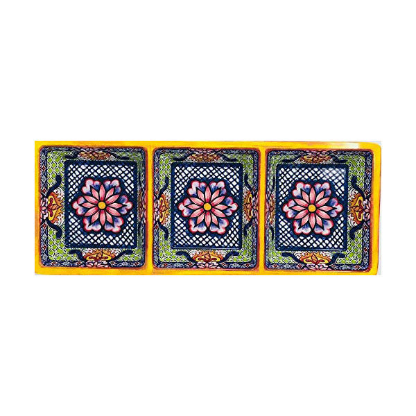 Prepara Yellow Sectional Tray