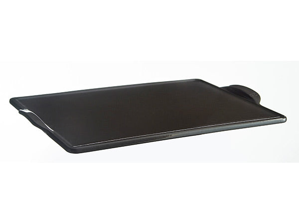 Emile Henry Flame-Top Rectangular Baking Stone Charcoal
