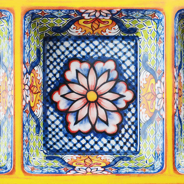 Prepara Yellow Sectional Tray