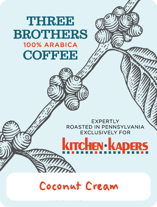 1 Lb Three Brothers Coconut Creme Coffee Beans