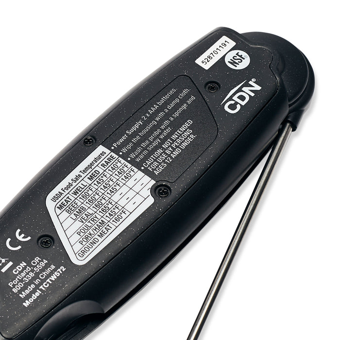 CDN Waterproof Folding Thermocouple Thermometer