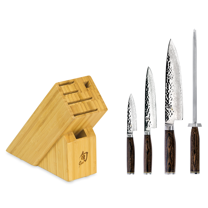 Shun Premier 5 Piece Starter Knife Block Set
