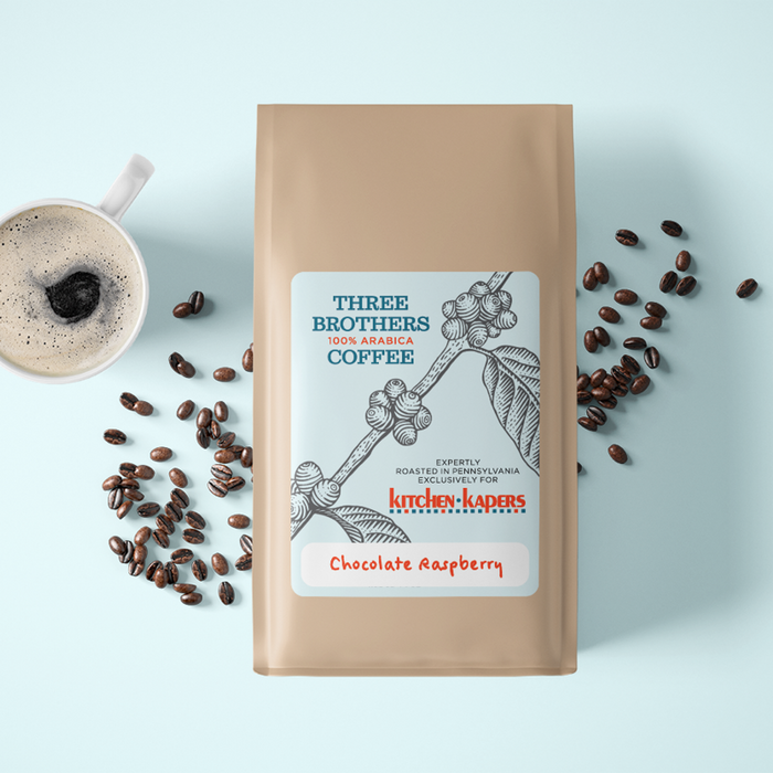 1 Lb Three Brothers Chocolate Raspberry Coffee Beans