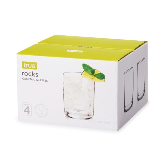 True Set of 4 Rocks Glasses