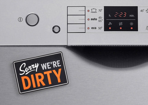 Fred Flipside Dishwasher Sign
